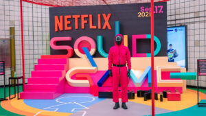 Netflix Banks On Its <em>Squid Game</em> IP With A Pop-Up Installation In Seoul